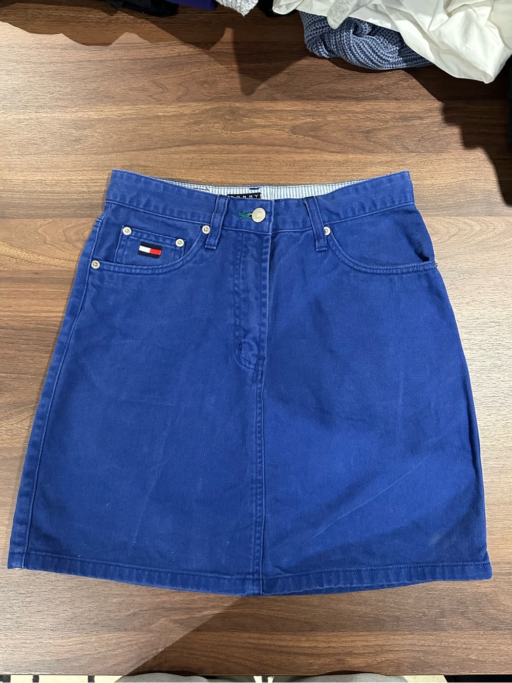 Vintage Tommy Hilfiger Royal Blue Mini Skirt